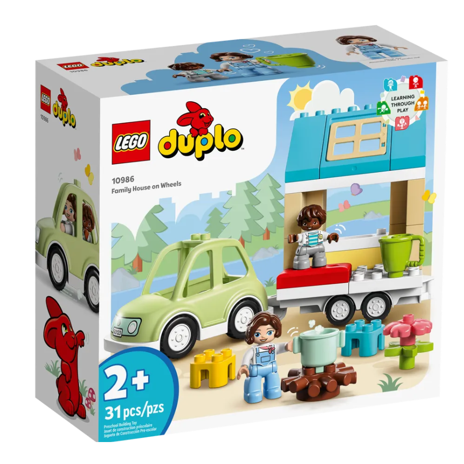 Конструктор LEGO DUPLO Town Сімейний будинок на колесах, 31 деталь (10986) - фото 2