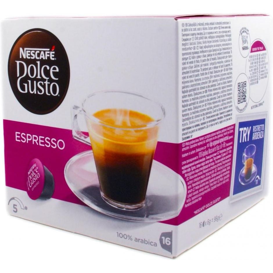 Кава в капсулах Nescafe Dolce Gusto Espresso, 16 капсул х 6 г (441996) - фото 2