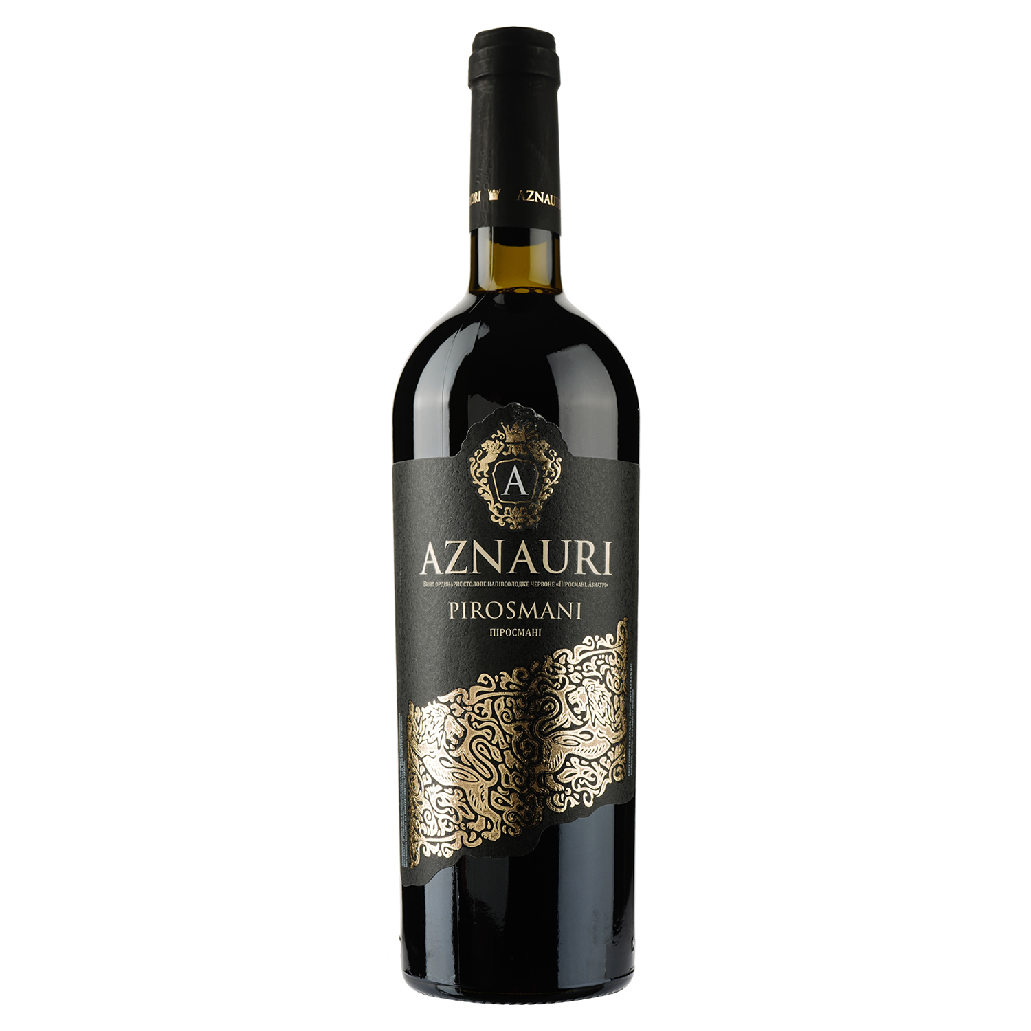 Вино Aznauri Pirosmani, червоне, напівсолодке, 9-13%, 0,75 л (724230) - фото 1