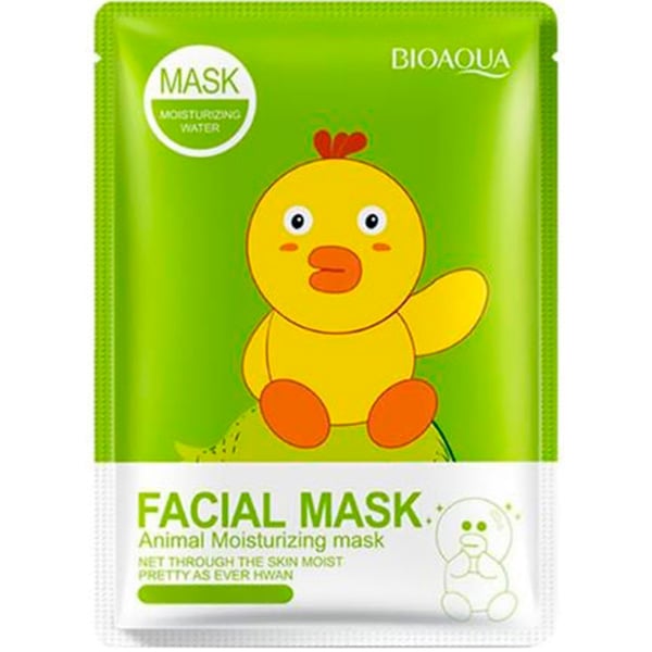 Маска для лица Bioaqua Facial Animal Moisturizing Mask Duck, 30 г - фото 1