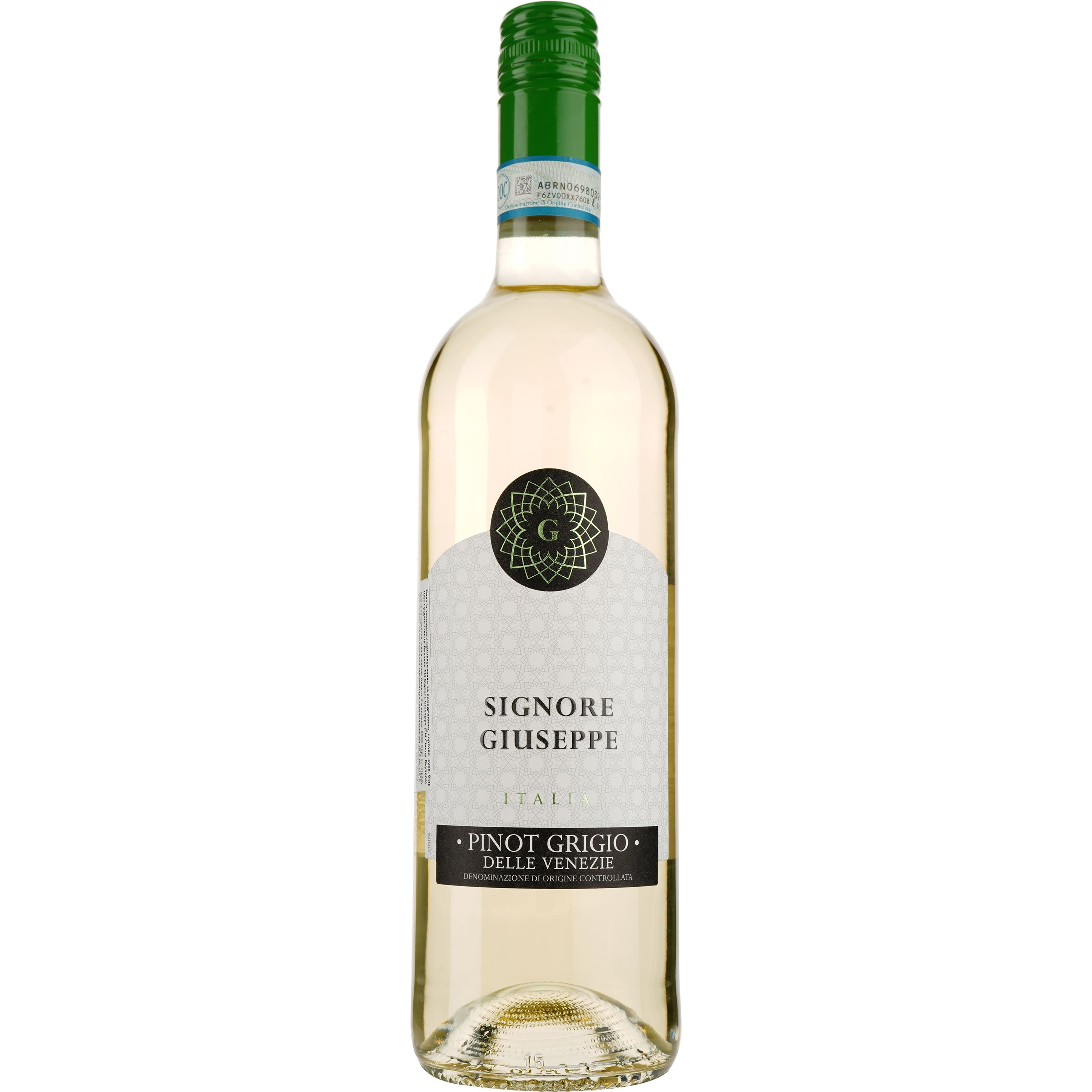 Вино Signore Giuseppe Pinot Grigio Delle Venezie, біле, вино 0,75 л - фото 1
