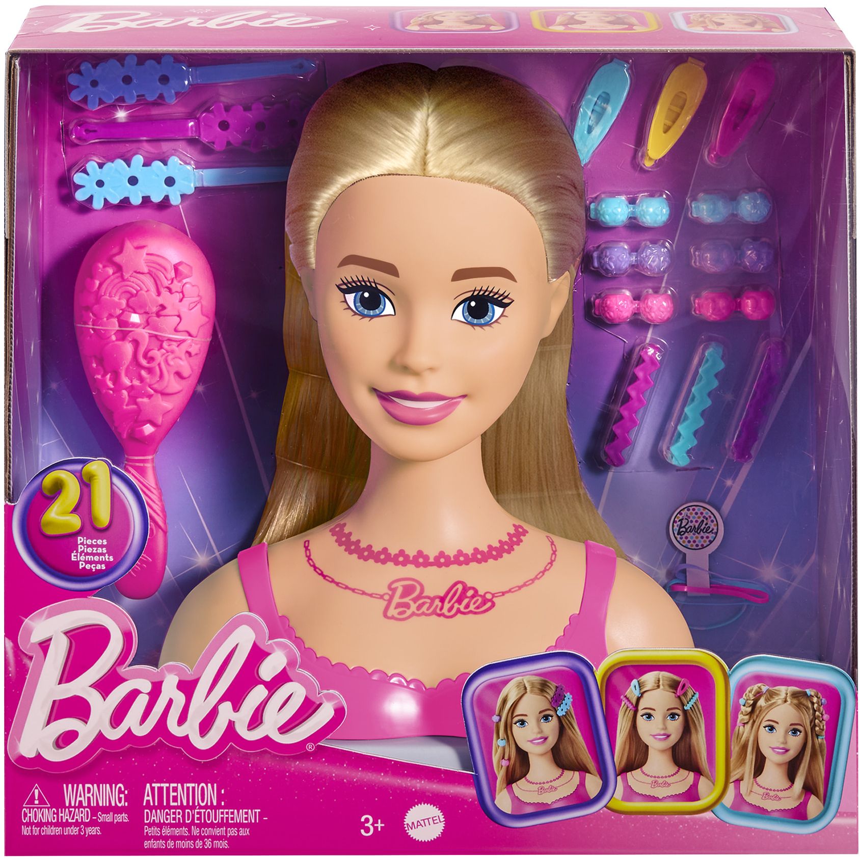 Лялька-манекен для зачісок Barbie Класика (HMD88) - фото 5