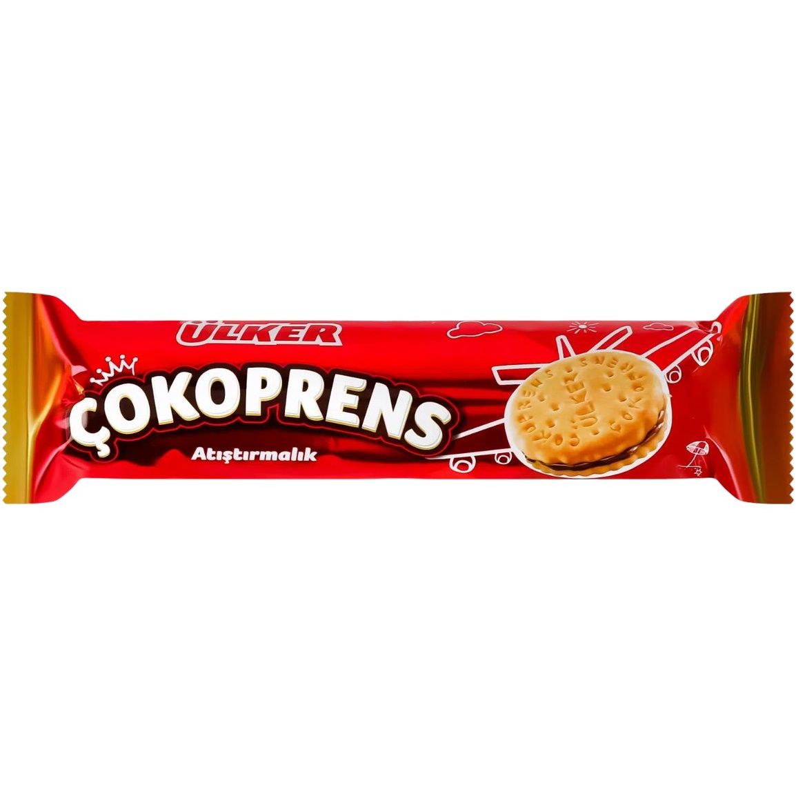 Печиво Ulker Cokoprens з шоколадно-горіховою начинкою 300 г - фото 1