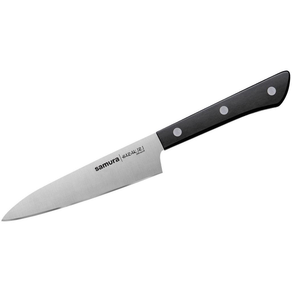 Кухонный нож Samura универсальный 120 мм Черный 000279607 - фото 1