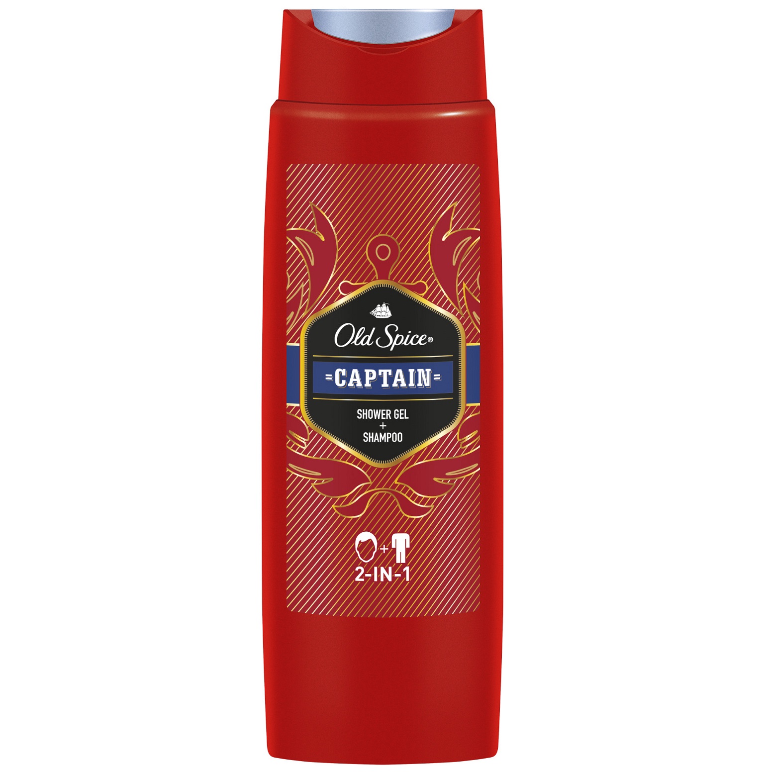 Гель для душа Old Spice Captain 2 в 1, 250 мл (81681687) - фото 1