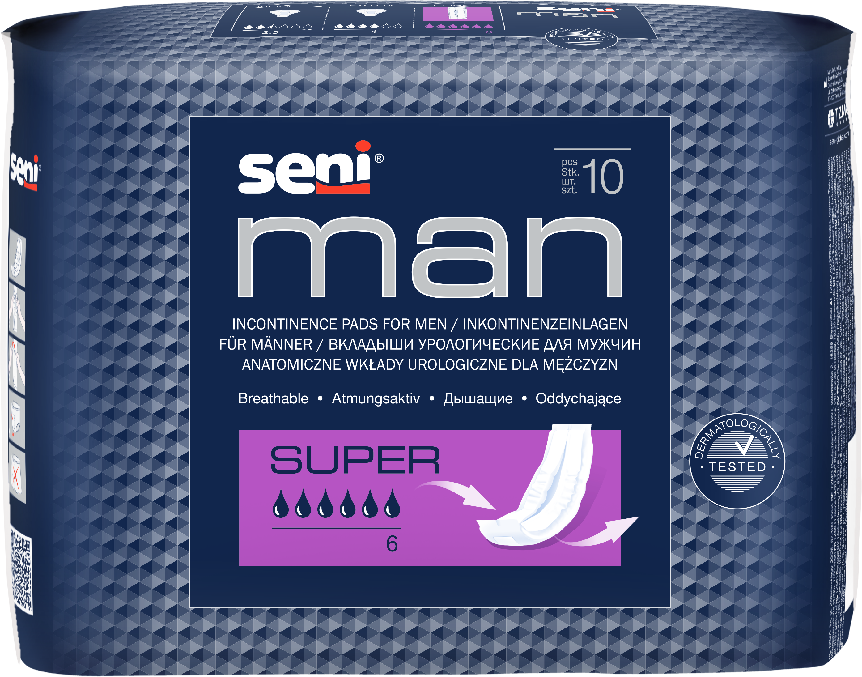 Урологічні прокладки Seni Man Super 10 шт. - фото 1