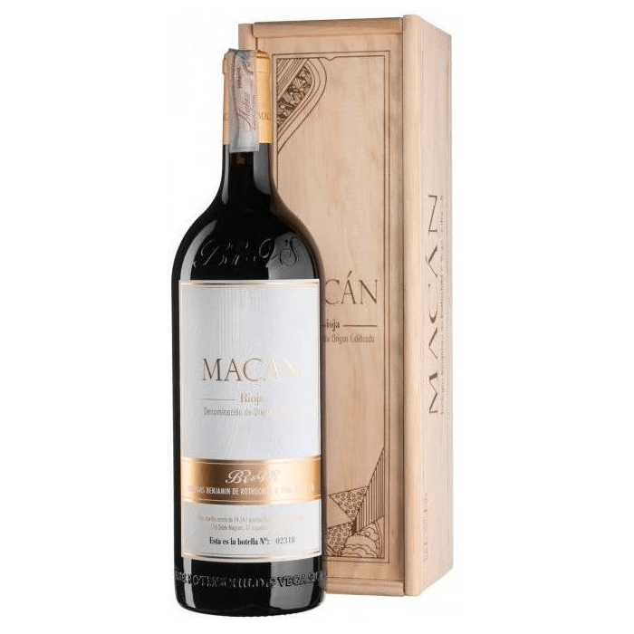 Вино Bodegas Benjamin de Rothschild&Vega Sicilia Macan 2017, червоне, сухе, 1,5 л (Q1246) - фото 1