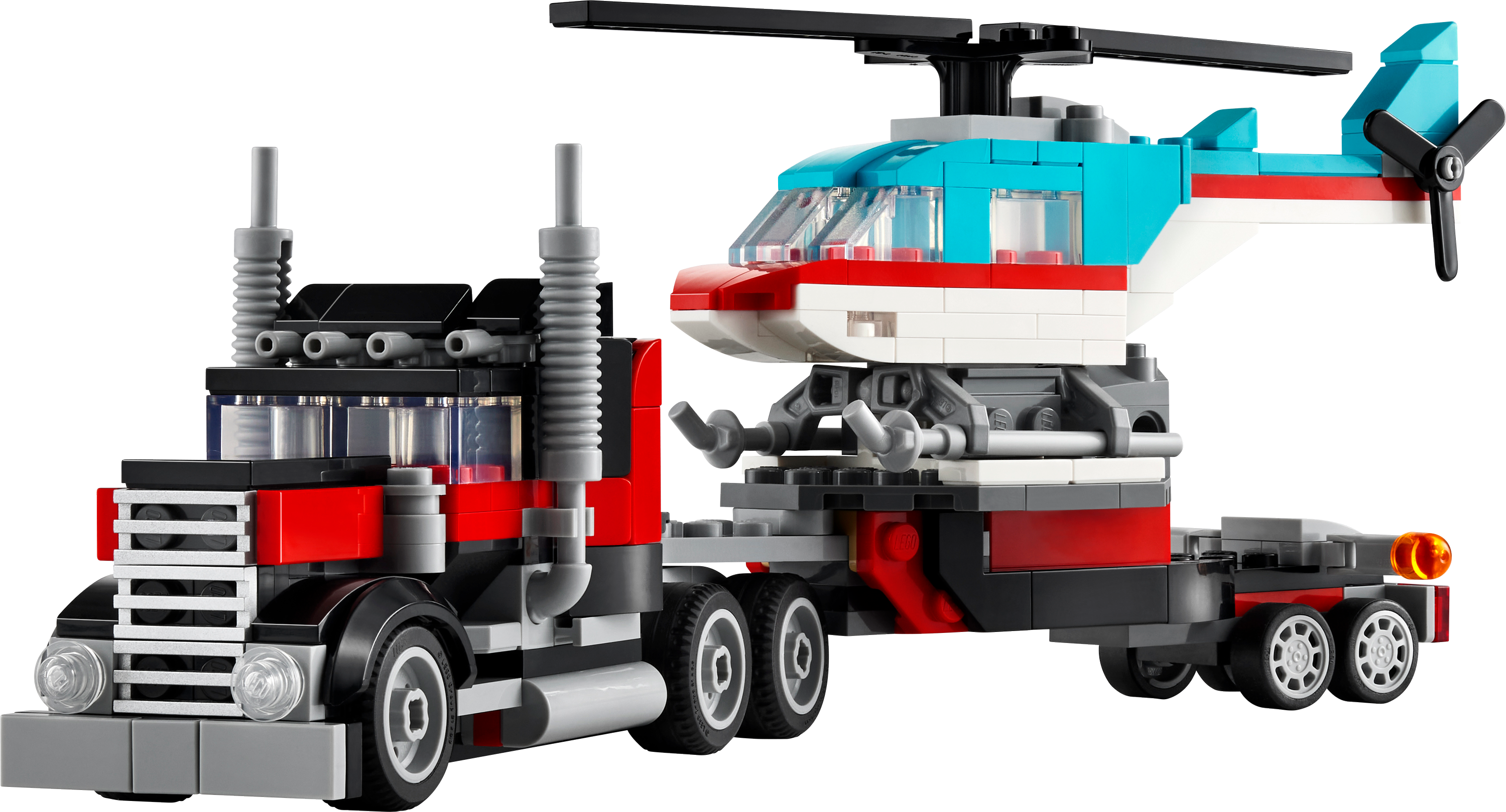 Конструктор LEGO Creator Бортова вантажівка з гелікоптером 270 деталі (31146) - фото 2