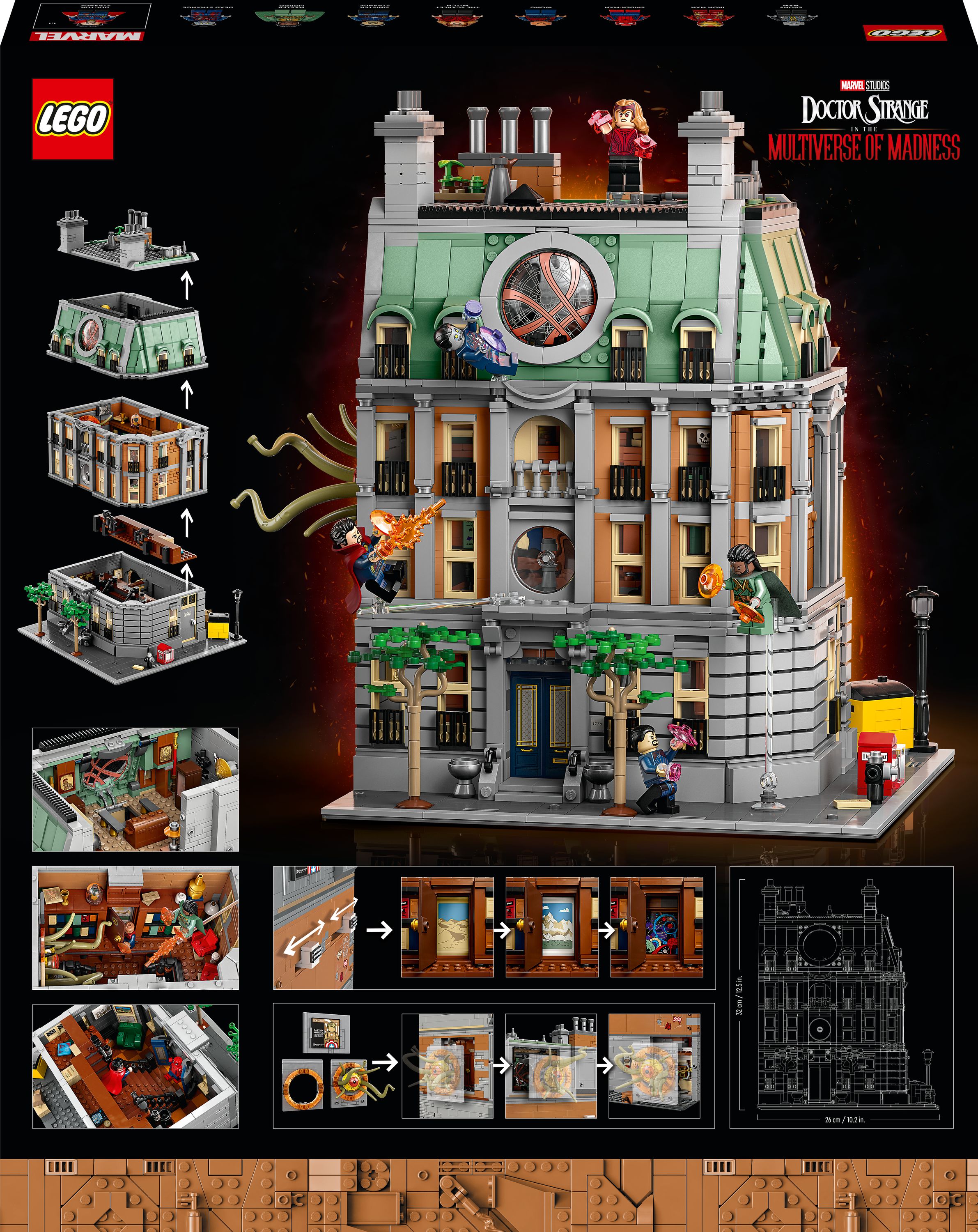Конструктор LEGO Super Heroes Санктум Санкторум, 2708 деталей (76218) - фото 9