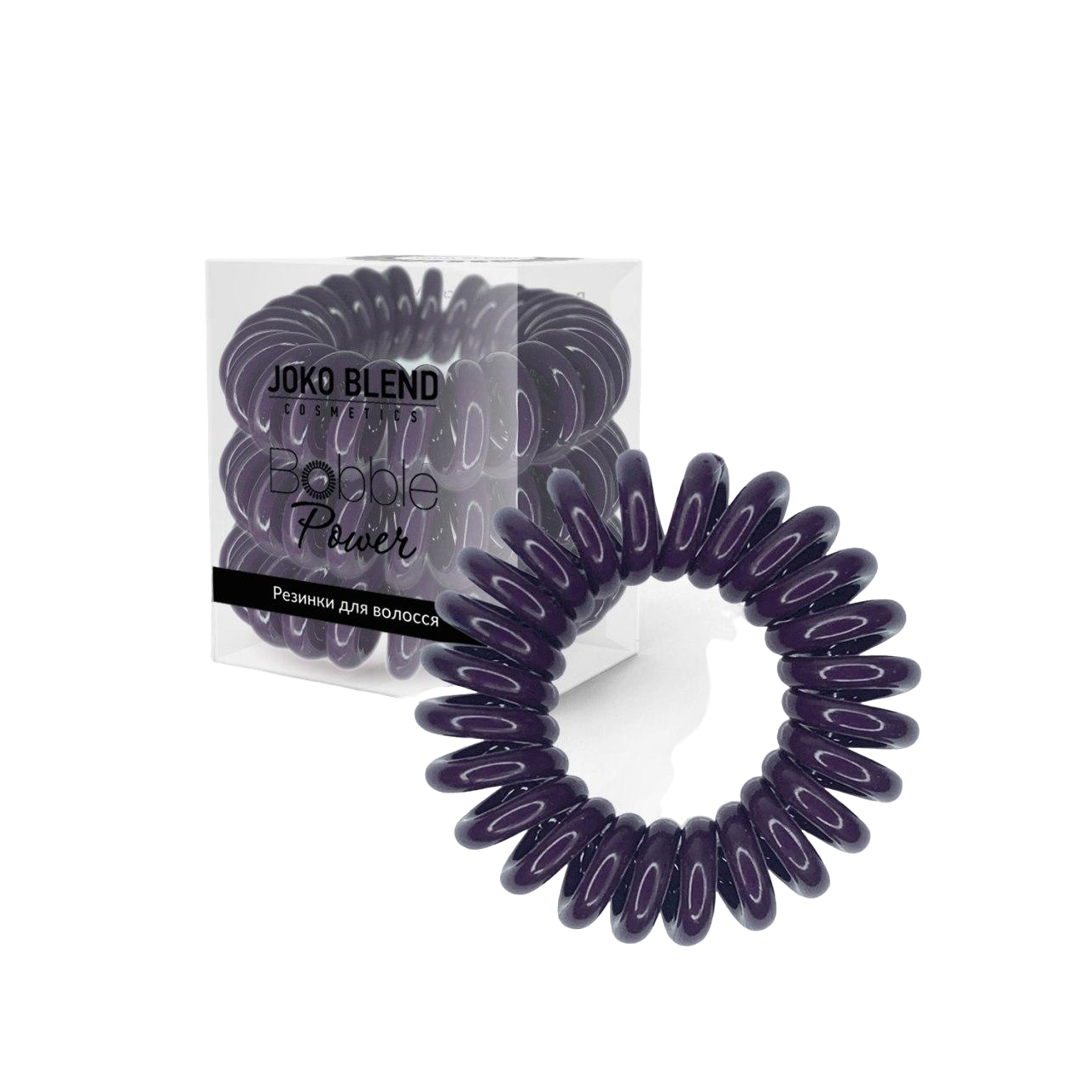 Набор резинок для волос Joko Blend Power Bobble Lilac, фиолетовый, 3 шт. - фото 1
