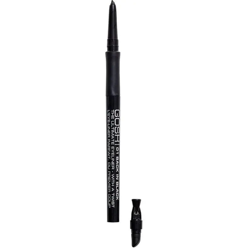 Олівець для очей Gosh Ultimate Eyeliner With A Twist відтінок 01 (Back in Black) 0.4 г - фото 2