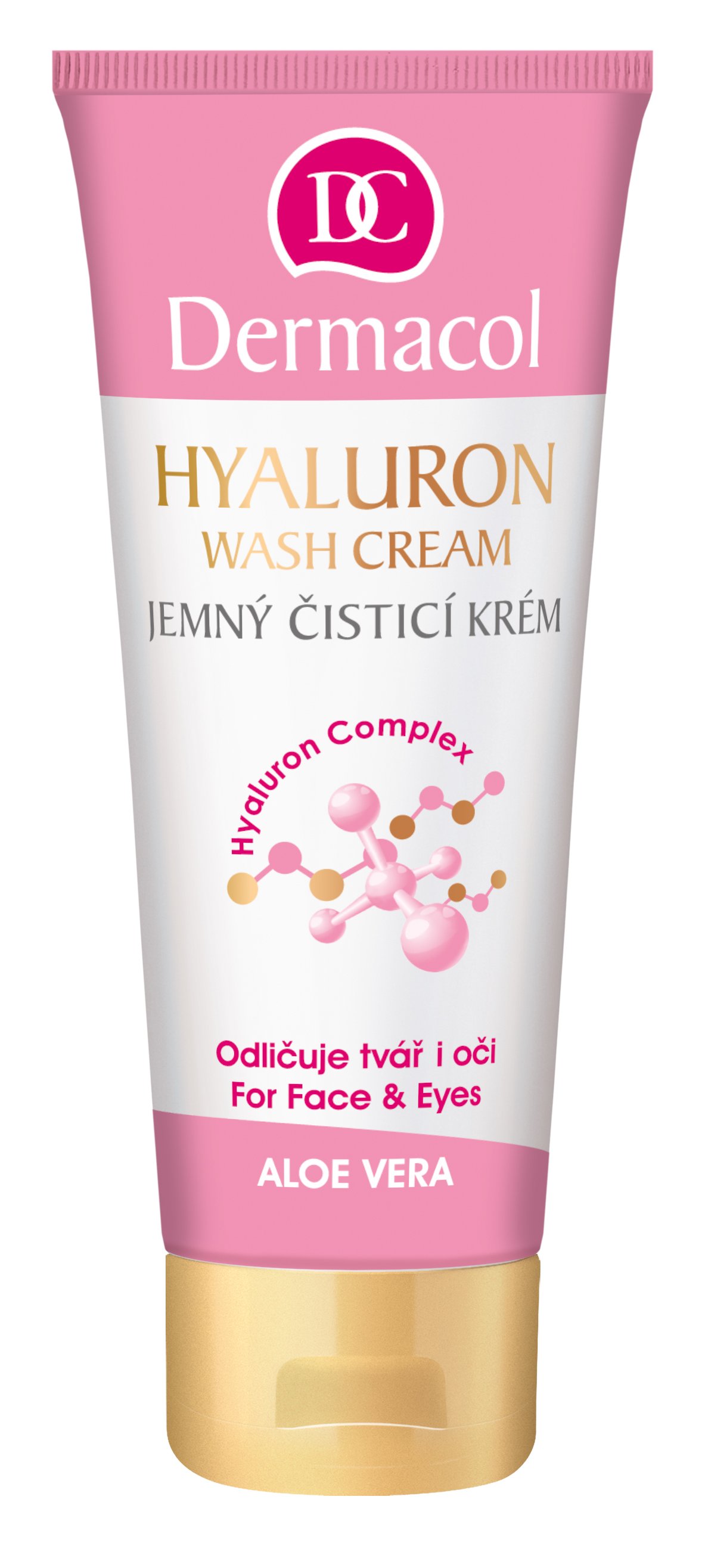Нежный крем для умывания и снятия макияжа Dermacol Hyaluron Wash Сream, 100 мл - фото 1