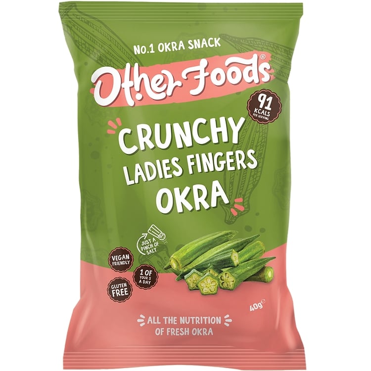 Окра сушена Other Foods Crunchy Ladies Fingers Okra 40 г - фото 1