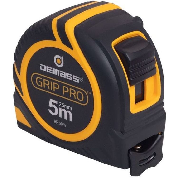 Рулетка вимірювальна Demass Grip Pro 5 м (RR 5025) - фото 1
