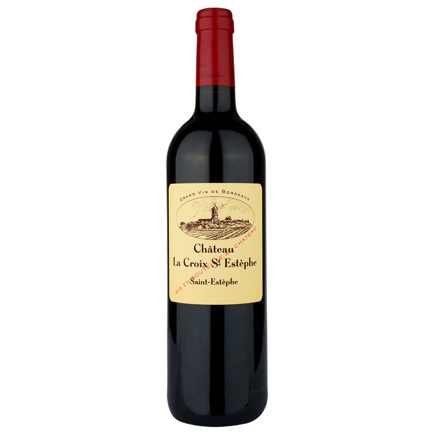 Вино Chateau La Croix Saint Estephe Chateau 2017, червоне, сухе, 0,75 л (R2461) - фото 1