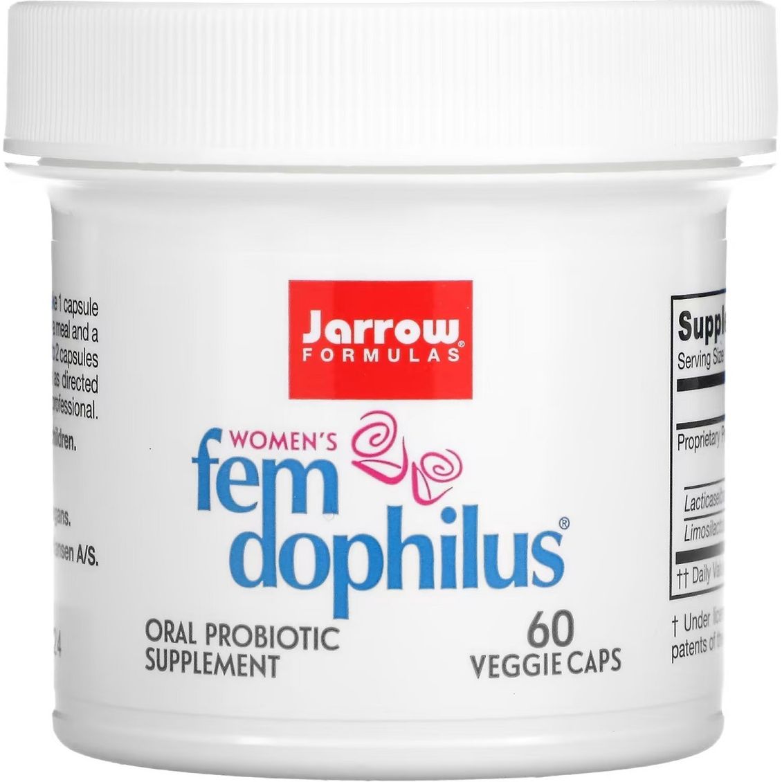 Пробиотики Jarrow Formulas Women's Fem Dophilus 5 млрд 60 капсул - фото 2