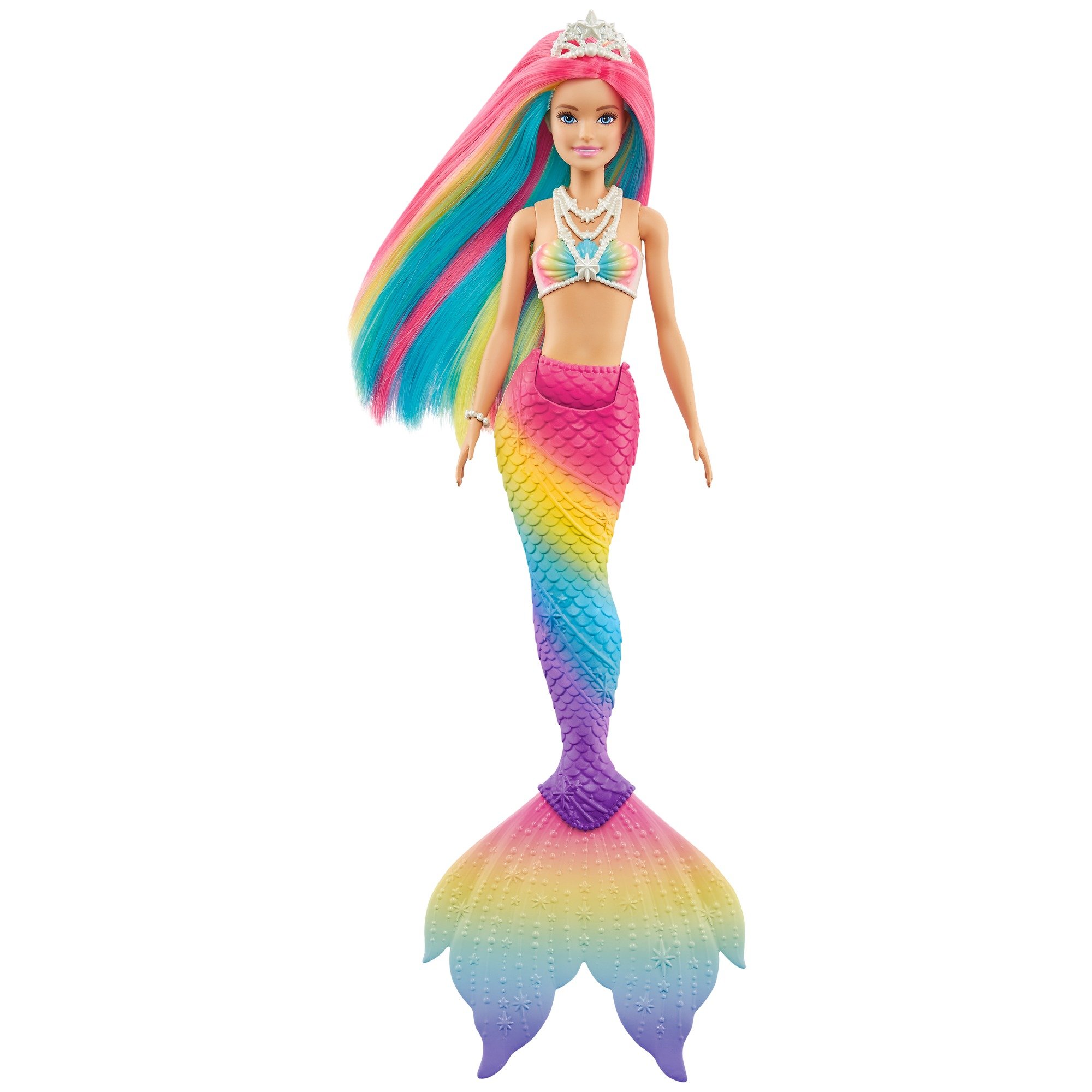 Лялька-русалка Barbie Дрімтопія Кольорова гра (GTF89) - фото 4
