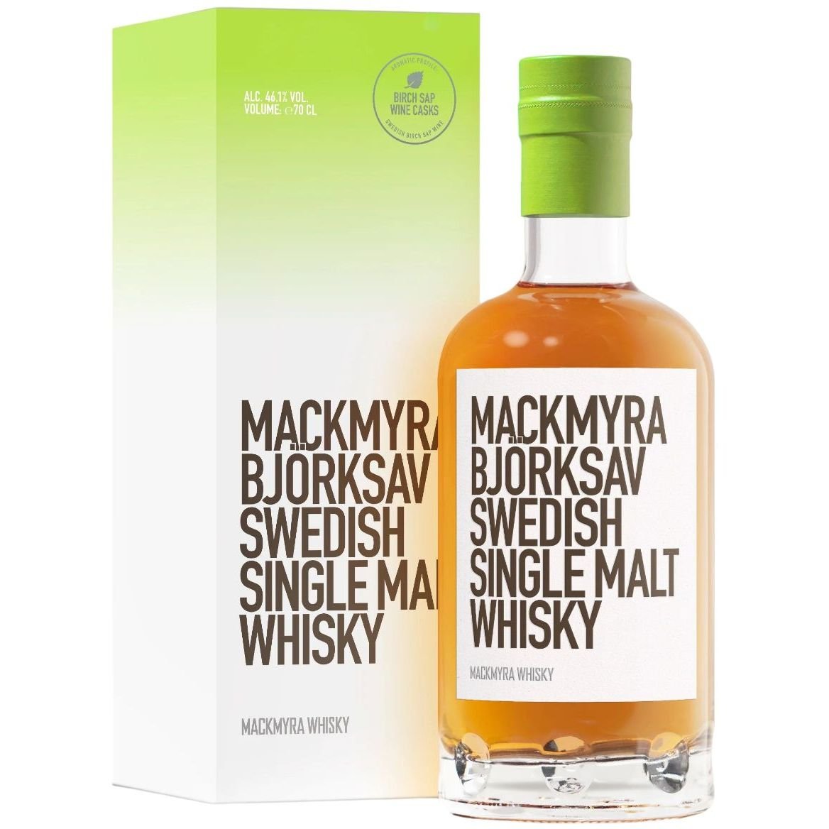 Віскі Mackmyra Bjorksav Single Malt Swedish Whisky 46.1% 0.7 л у подарунковій упаковці - фото 1