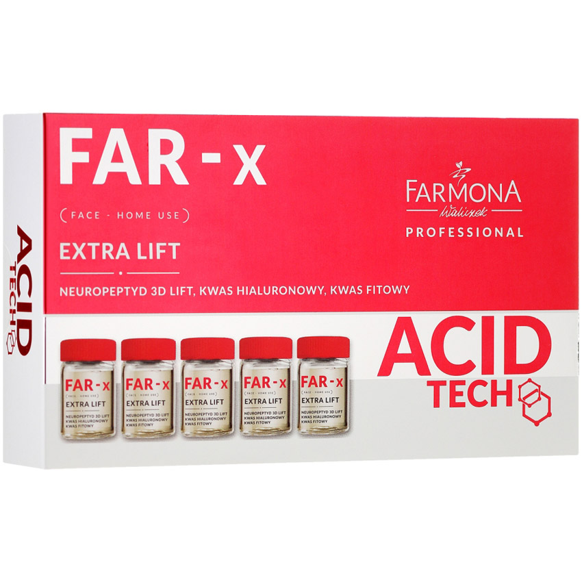 Підтягуюча сироватка для обличчя Farmona Professional Far-x для домашнього догляду, 5х5 мл - фото 1