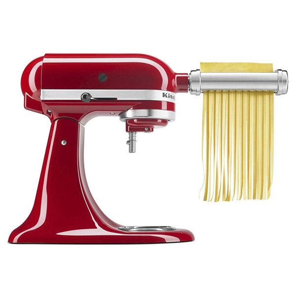 Набор из 3 насадок KitchenAid для раскатывания теста, спагетти, фетучини цвет нержавеющая сталь (5KSMPRA) - фото 9