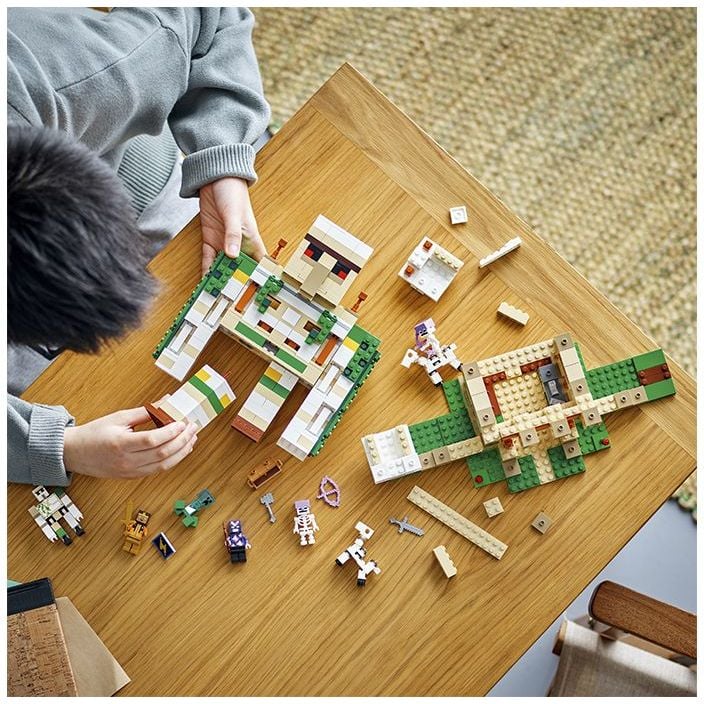 Конструктор LEGO Minecraft Крепость Железный Голем, 868 деталей (21250) - фото 8