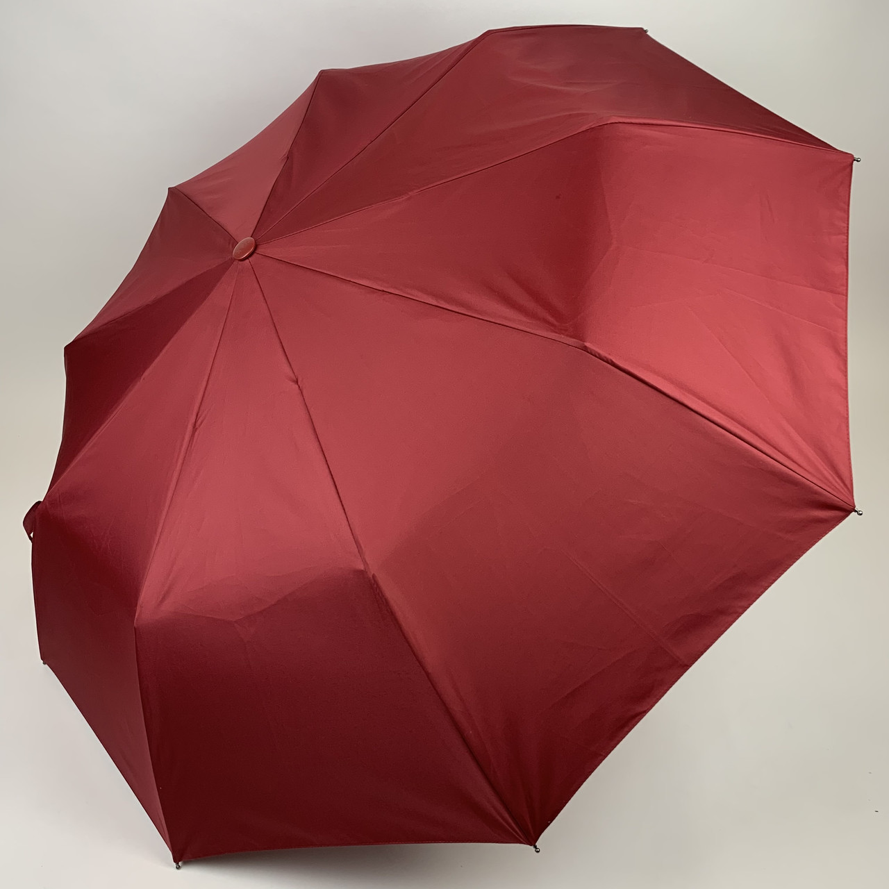Женский складной зонтик полуавтомат Max 102 см бордовый - фото 6