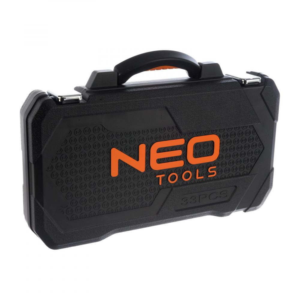 Набір торцевих головок Neo Tools 1/2" CrV 33 шт. (08-692) - фото 7