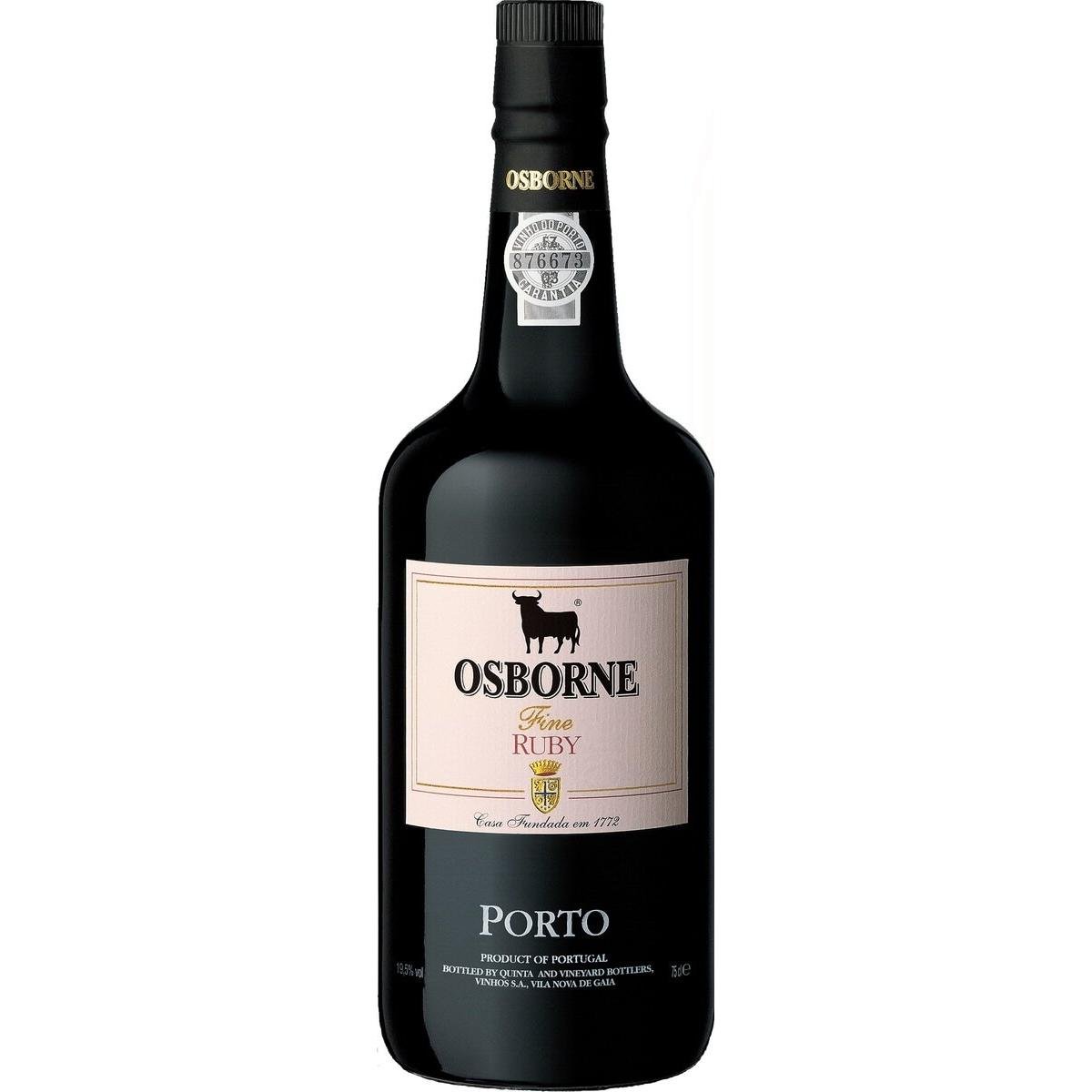 Вино Osborne Porto Ruby, 19,5%, 0,75 л (739524) - фото 1