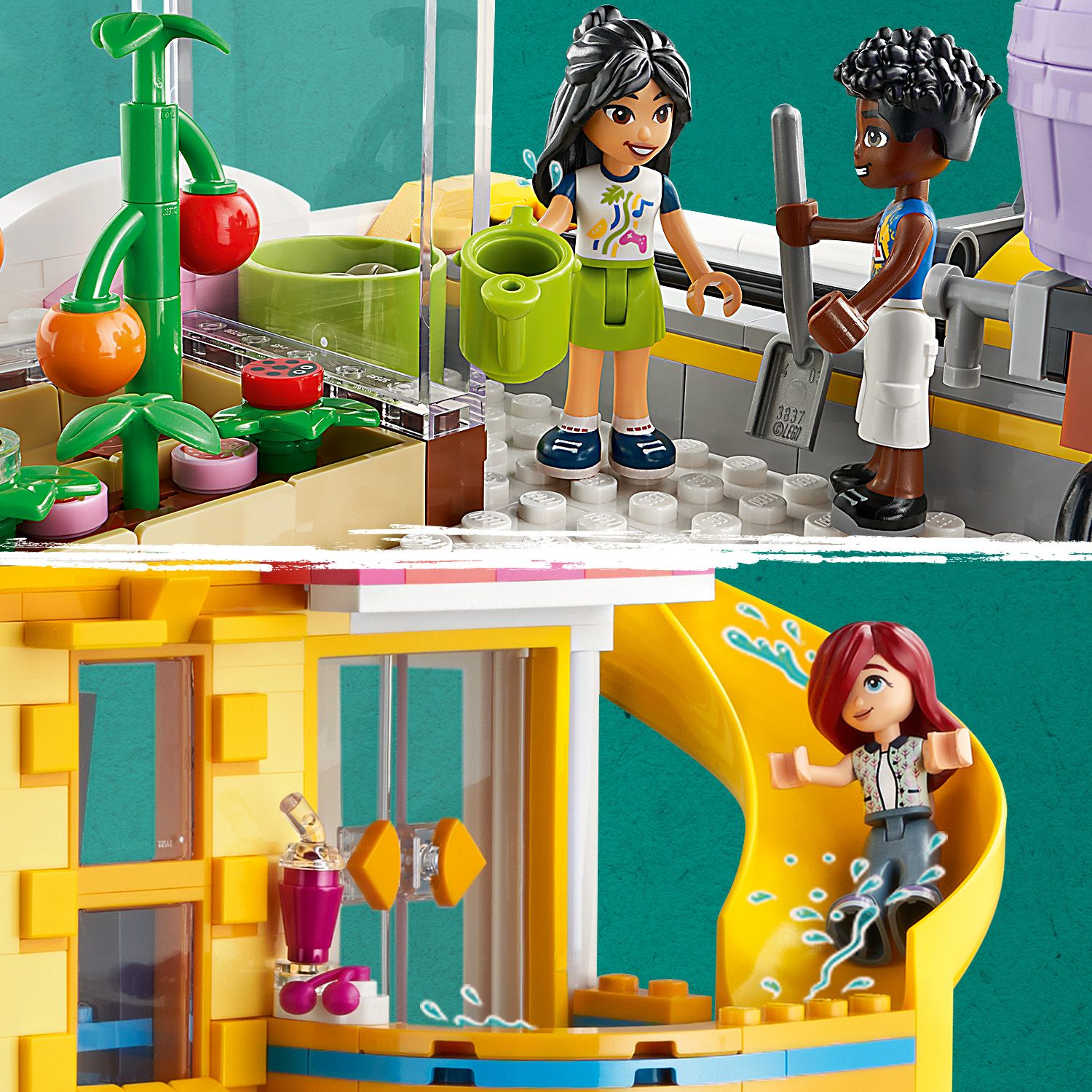 Конструктор LEGO Friends Хартлейк-Сити. Общественный центр, 1513 деталей (41748) - фото 7