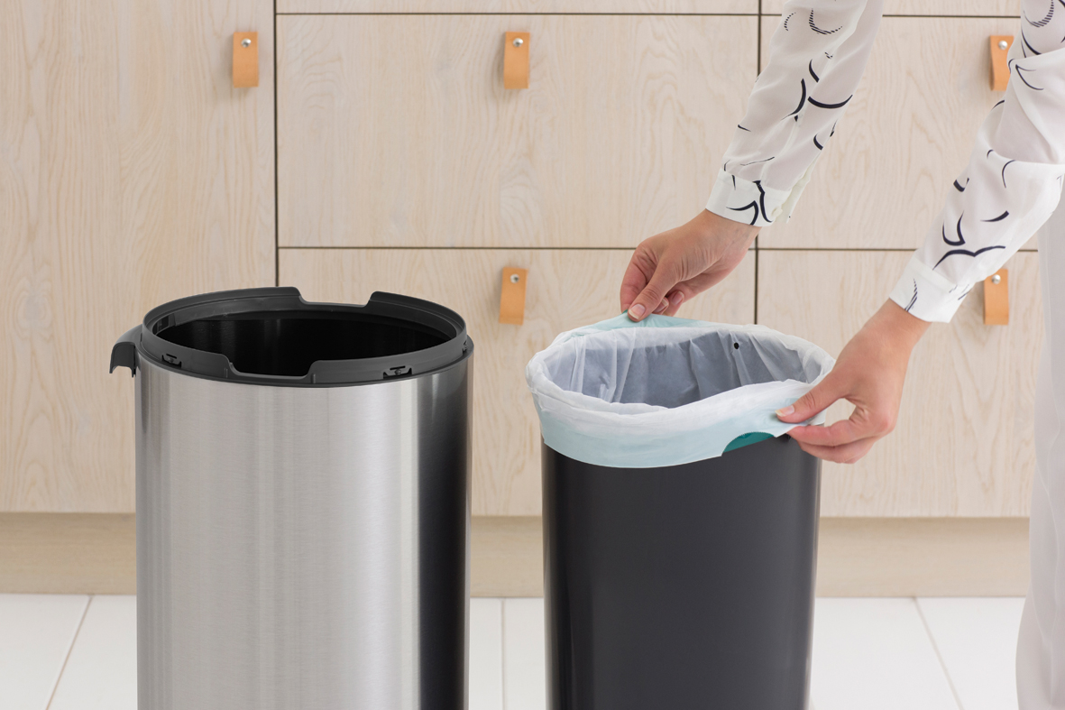 Бак для сміття Brabantia Touch Bin, 30 л, сріблястий (115462) - фото 10