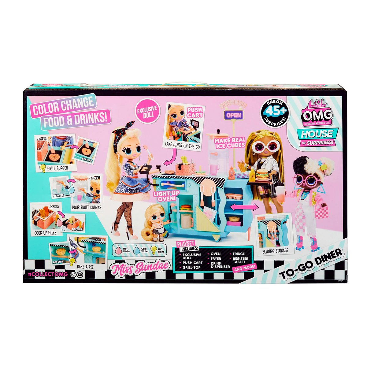 Игровой набор с куклой L.O.L. Surprise O.M.G. Ужин-сюрприз, с аксессуарами (119449) - фото 8