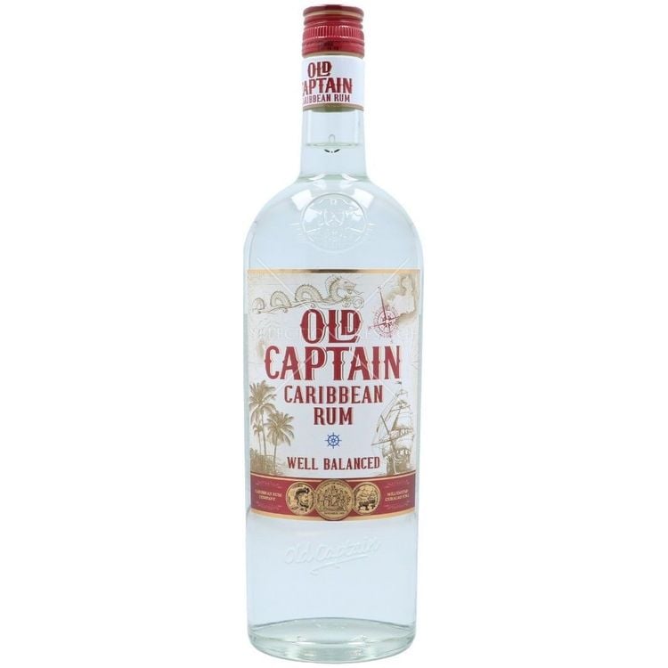 Ром Old Captain Caribbean Rum White 37.5% 0.7 л - фото 1