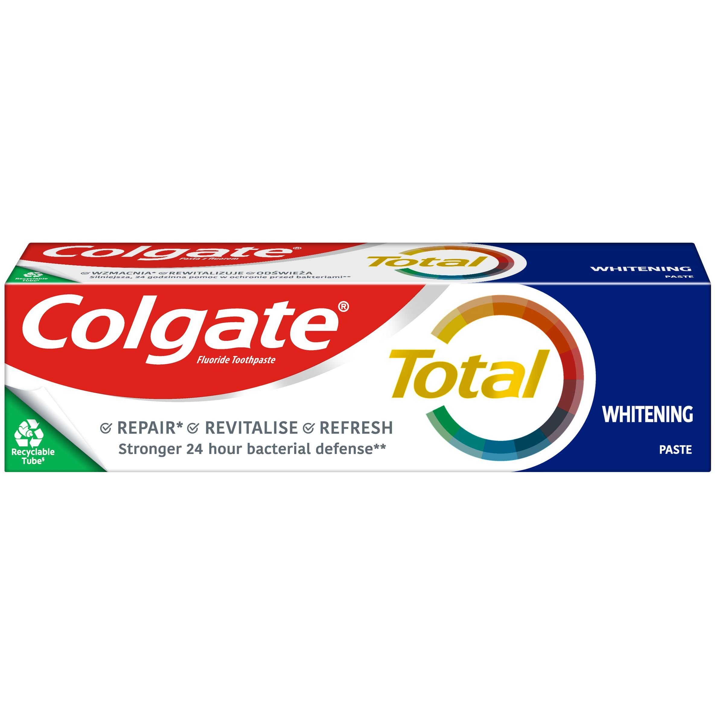 Зубная паста Colgate Total Whitening Toothpaste New Technology 75 мл - фото 1