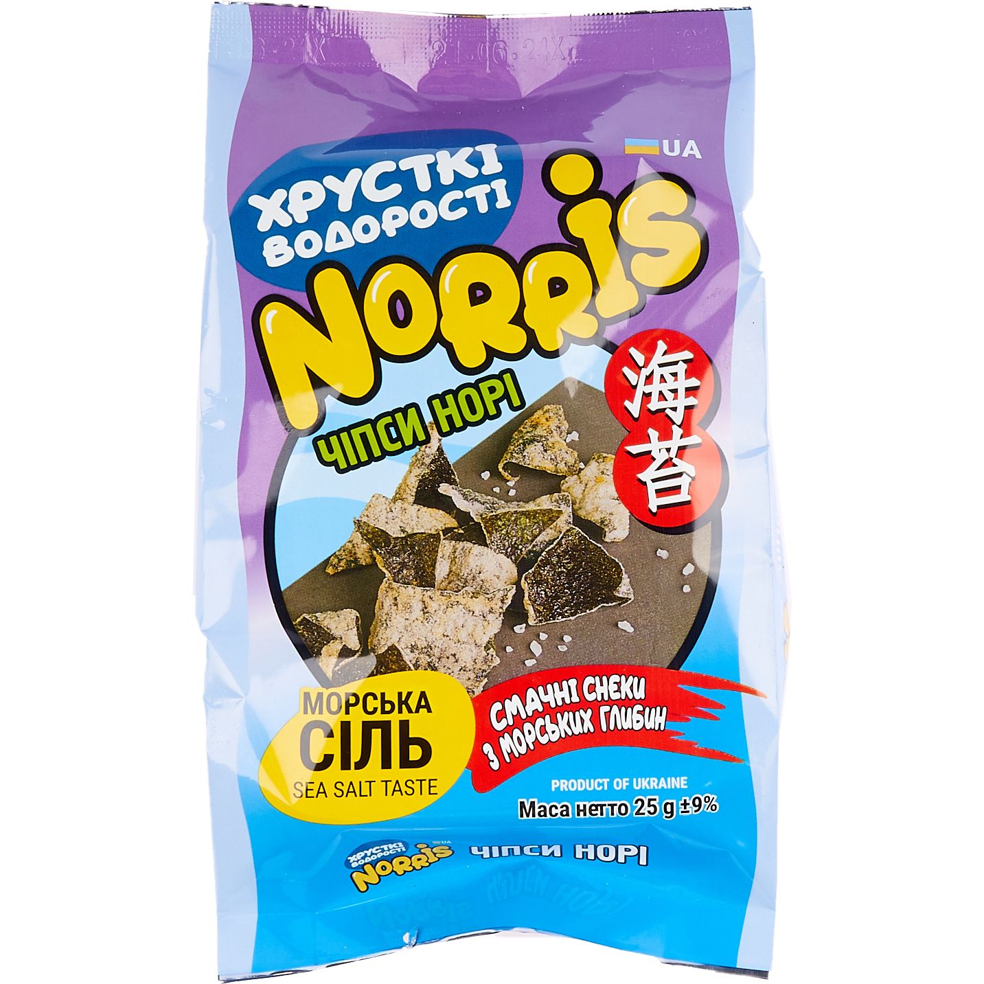 Чіпси норі Norris з сіллю 25 г (334123) - фото 1