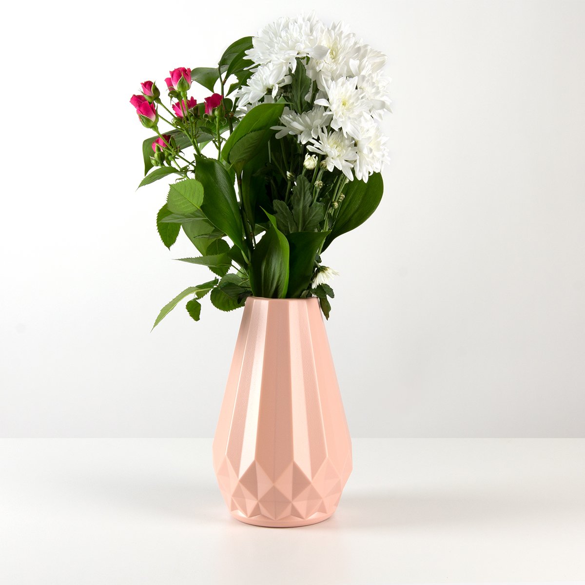 Ваза декоративная МВМ My Home, 20,5 см, рожева (DH-FLOWERS-07 PINK) - фото 2