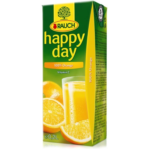 Сок апельсиновый Happy Day 200 мл - фото 2