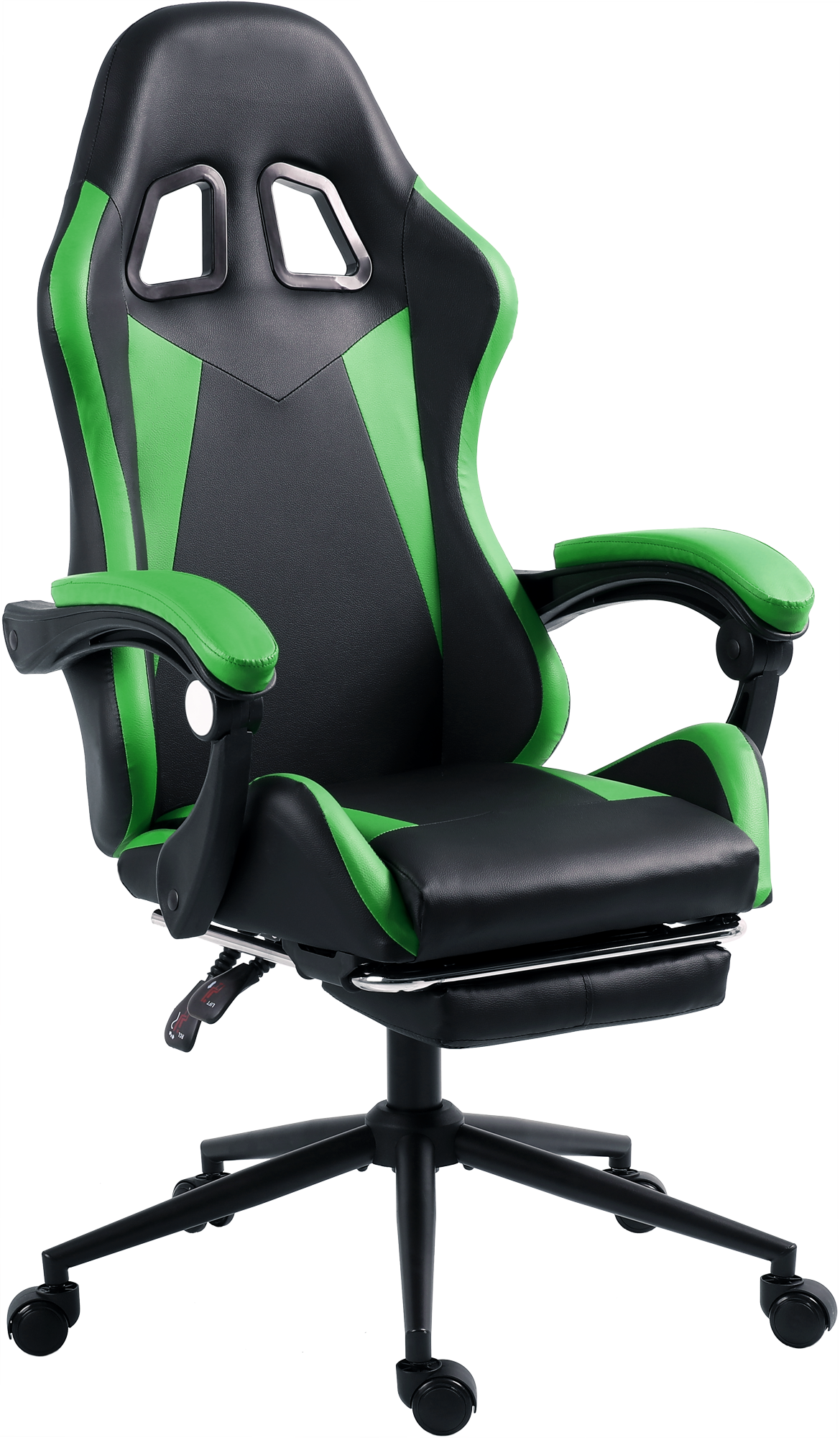 Геймерське крісло GT Racer чорне із зеленим (X-2323 Black/Green) - фото 6