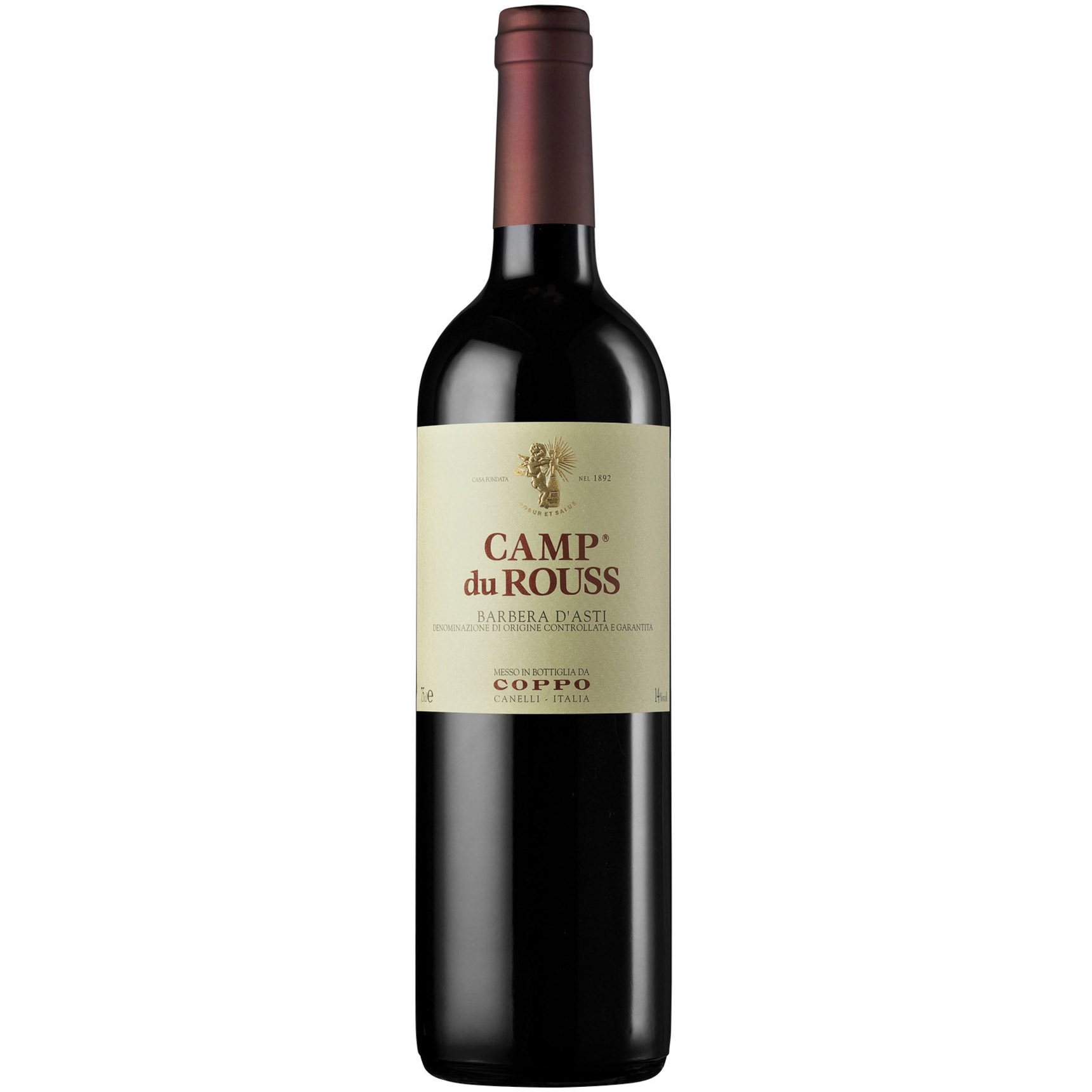 Вино Coppo Camp du Rouss Barbera d’Asti DOCG 2017 красное сухое 0.375 л - фото 1