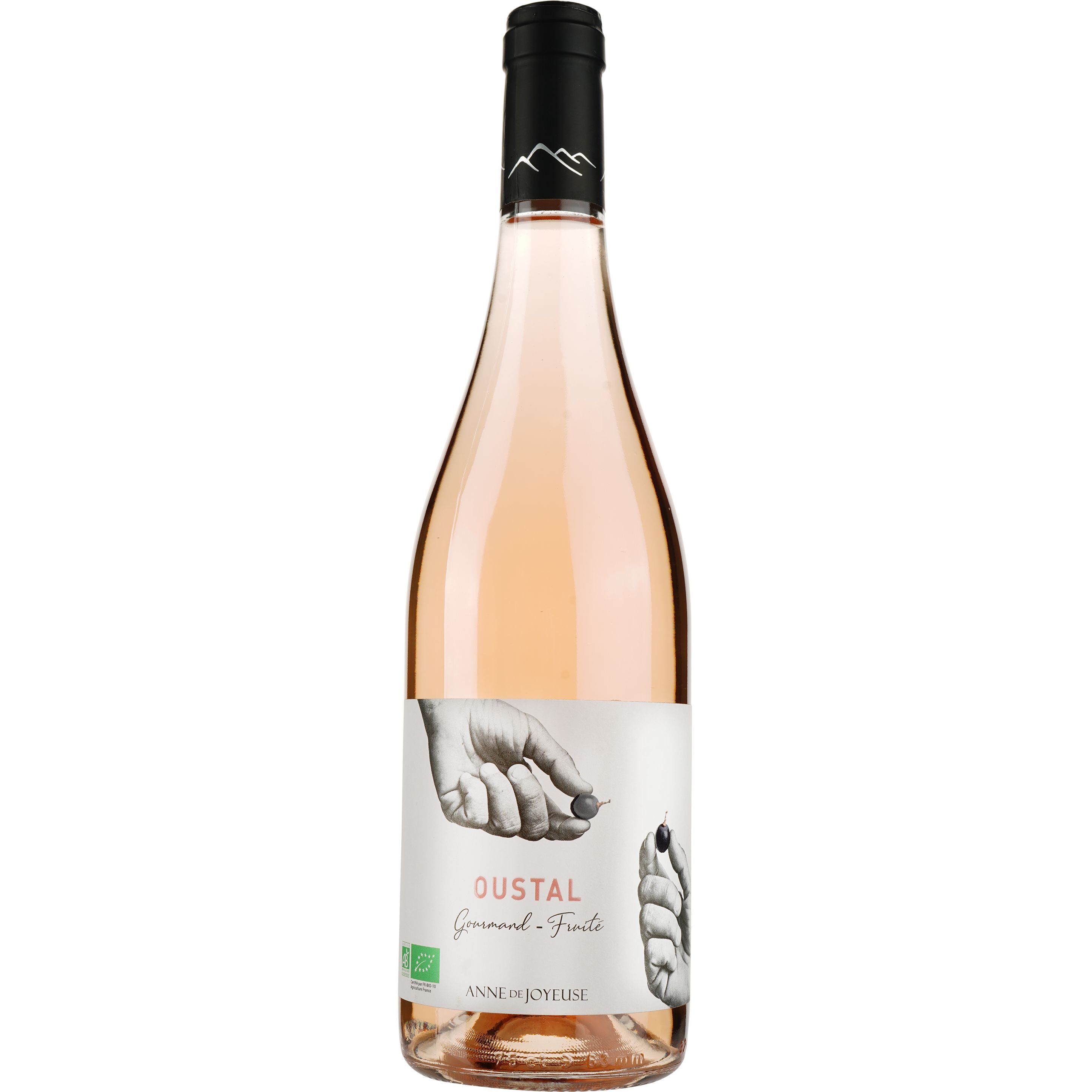 Вино Anne de Joyeuse Oustal Gourmand Fruite Pays D'Oc IGP, розовое, сухое, 0,75 л - фото 1