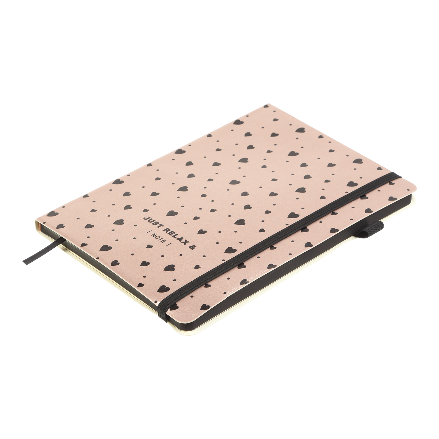 Блокнот діловий Buromax Relax А5 96 арк. в клітинку обкладинка зі штучної шкіри рожеве золото (BM.295101-10) - фото 3