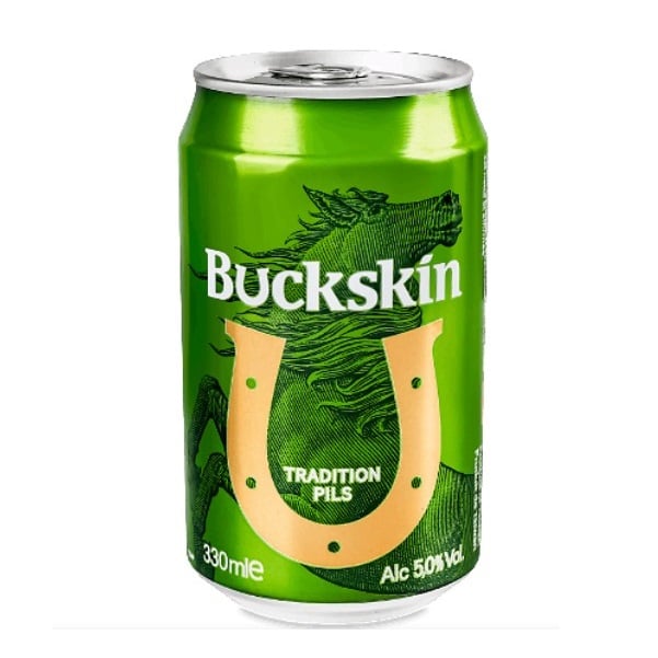 Пиво Buckskin Tradition Pils, светлое, 5%, ж/б, 0,33 л (913412) - фото 1