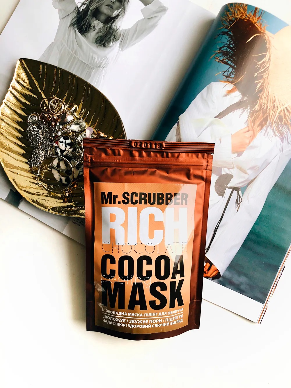 Маска-пілінг для обличчя Mr.Scrubber Rich Chocolate Cocoa Peeling mask, 100 г - фото 3