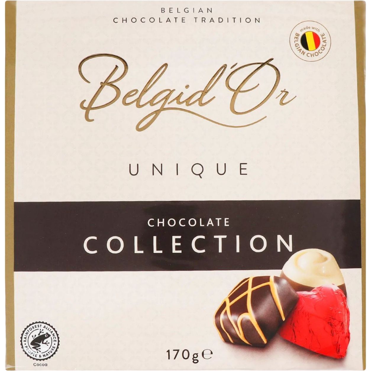 Конфеты шоколадные Belgid'Or ассорти 170 г (597715) - фото 1