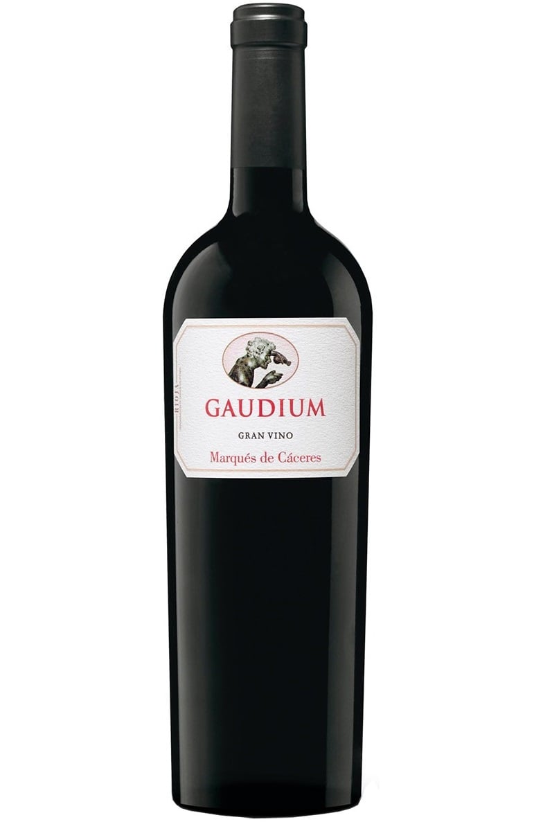 Вино Marques de Caceres Rioja Gaudium, червоне, сухе 13,5%, 0,75 л (883383) - фото 1