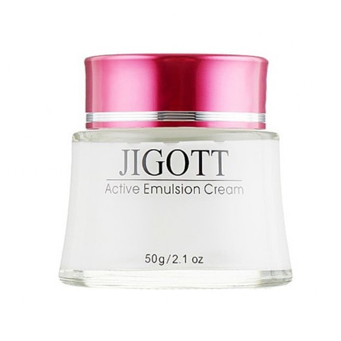 Крем для лица Jigott Active Emulsion Cream Гиалурон, 50 мл - фото 1
