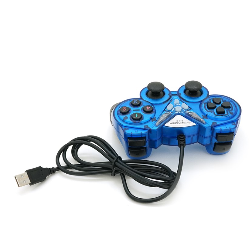 Геймпад джойстик Microkingdom 8600 Doubleshock USB Blue - фото 3