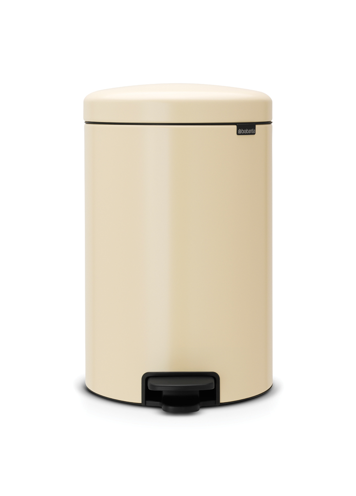 Бак для сміття Brabantia Pedal Bin, мигдальний, 20 л (113901) - фото 1