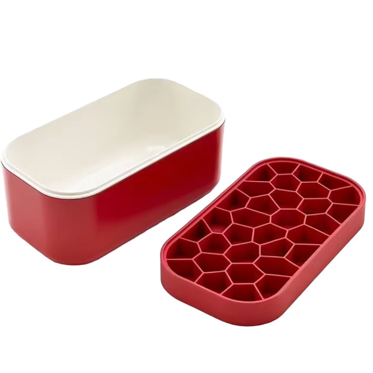 Коробка для льда Lekue Ice & Ice Trays красная (882487) - фото 1