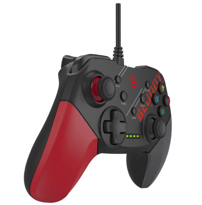 Геймпад джойстик A4Tech Gamepad Bloody GPR-30 Sports червоний з сірим - фото 3