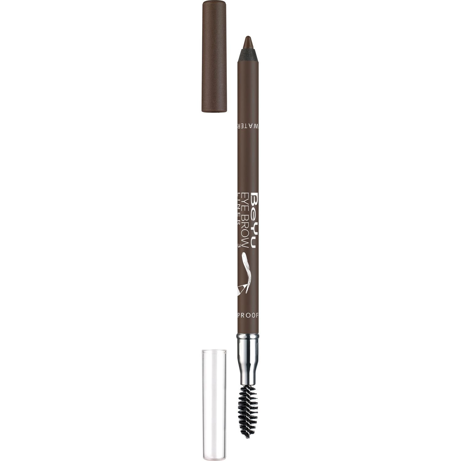 Водостійкий олівець для брів BeYu Eye Brow Liner Waterproof тон 3, 1.2 г - фото 1